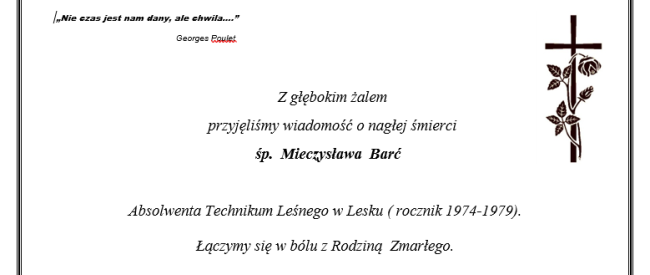 Zdjęcie do artykułu: Z głębokim żalem