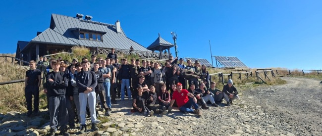 Zdjęcie do artykułu: Wycieczka wychowanków Internatu w Bieszczady